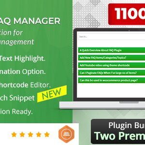 BWL Advanced FAQ Manager Plugin